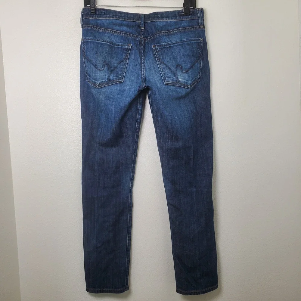 Citizens of Humanity Phoebe Slim Straight Crop Jeans Dark Wash‎ Women's Size 27